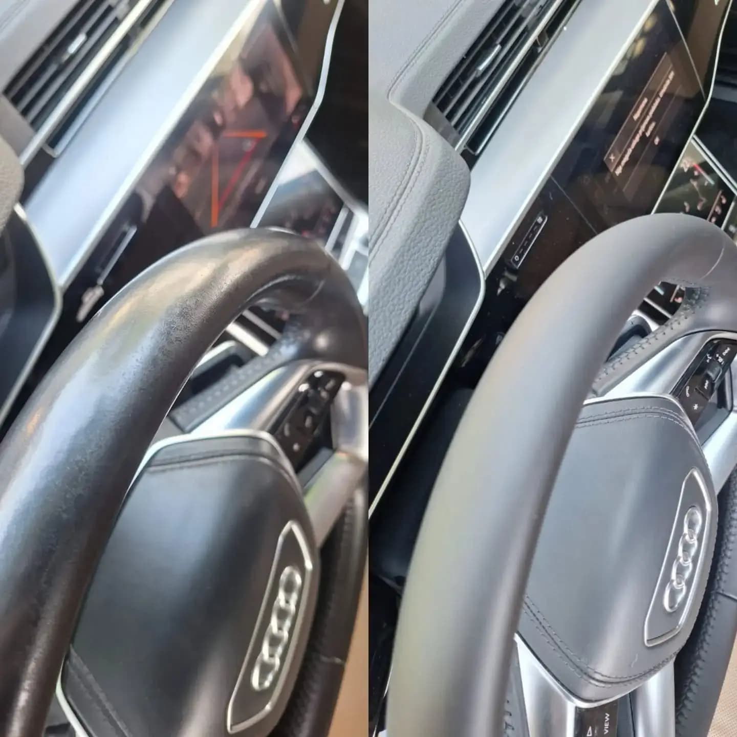 Restauracija auto kože: Audi A8