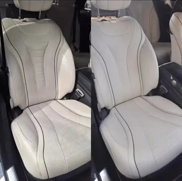 Restauracija auto kože: MERCEDES BENZ S500